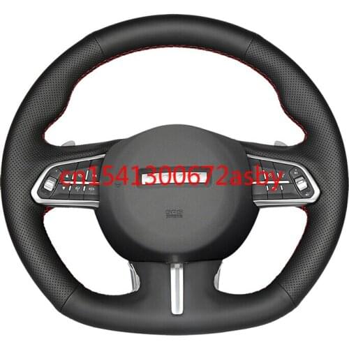 For Haval 2019 F7 F5 F7X DIY leather car interior steering wheel cover car accessories