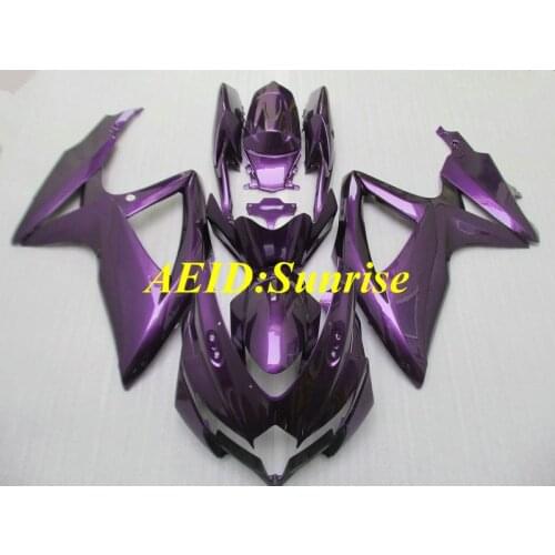 Injection mold Fairing kit for SUZUKI GSXR600 750 K8 08 09 GSXR 600 GSXR 750 2008 2009 Complete purple Fairings+gifts SP05