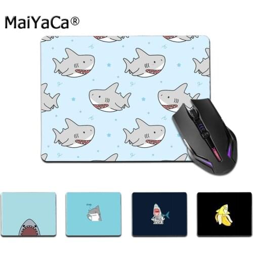 Maiyaca cute cartoon shark Customized MousePads Computer Laptop Anime Mouse Mat Top Selling Wholesale Gaming Pad mouse