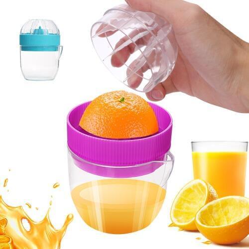 NICEYARD 1 PC Orange Lemon Juice Squeeze Tool Household Manual Juicer Mini Fruit Juice Cup Random Color Manual Food Processors