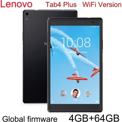 Original Lenovo Tab4 Plus TB-8704F 8.0 inch 4GB RAM 64GB ROM Fingerprint Identification Android 8.1 APQ8053 Octa Core 2.0GHz
