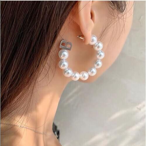 RISPADA EH31867-H1 Artificial pearl earrings