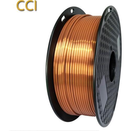 Silk pla copper 3D Printer Filament 2.85mm 1kg (2.2lbs) spool silky rich luster 3d pen Printing Material Shiny metal silk like