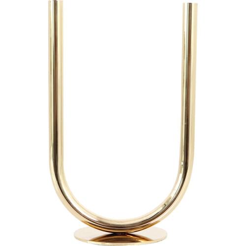 Modern Luxury Gold Candle Holders Metal Creative Tall Candlestick Ornaments Table Wedding Centerpieces Candles Home Decoration