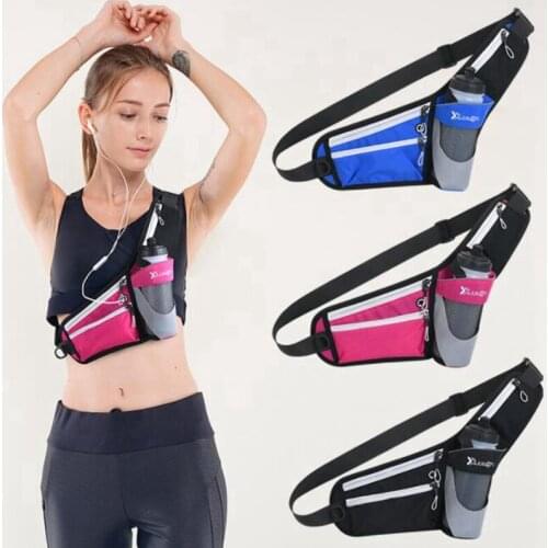 Mountaineering bag sports running storage bag multifunctional outdoor water bottle waist bag waterproof fitness chest bag