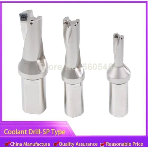 SP series U drill 13mm-50mm 2D 3D 4D depth,fast drill,Indexable bit,drilling,for Each brand SP series blade,Machinery,Lathes,CNC