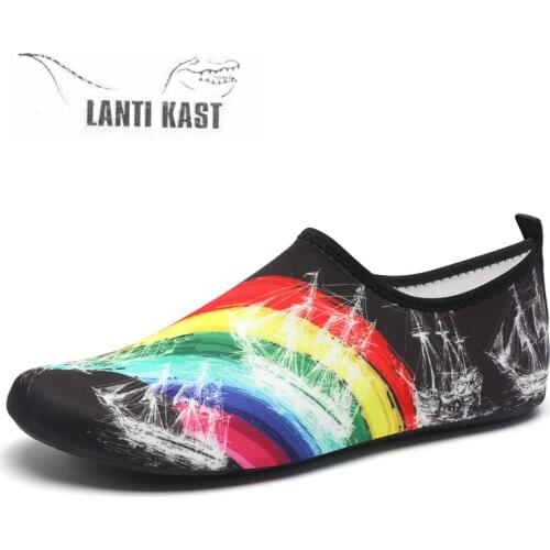 Adult Water Shoes For Men Women Outdoor Swimming Soft Unisex Beach Aqua Shoes Seaside Diving Elastic Shoes Walking Yoga Shoes