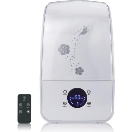 Ultrasonic Humidifier, Cold Steam, with Remote Controller