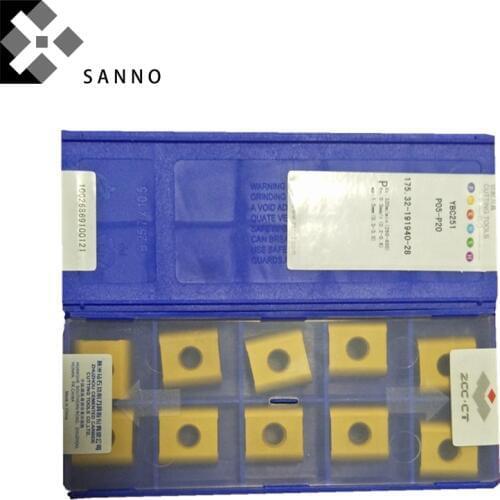 10Pcs/lot 175.32-191940-28 / 175.32-191940-22 YBC152 / YBC252 / YBC251 CNC carbide heavy turning inserts for train wheel hub