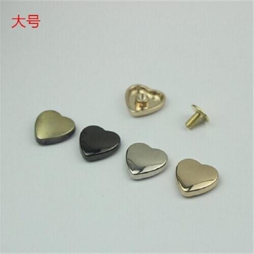 10 pieces / lot) luggage leather hardware accessories handbag bottom screw rivets