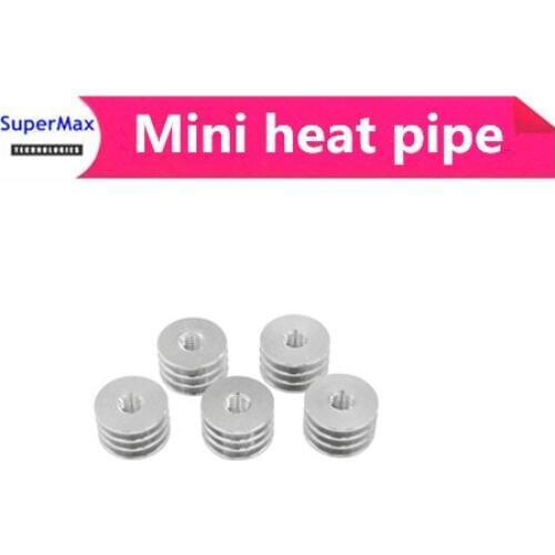 5pcs 3D printer accessories Mini aluminum heat pipe M6 thread Outer diameter 18 height 11 mini version