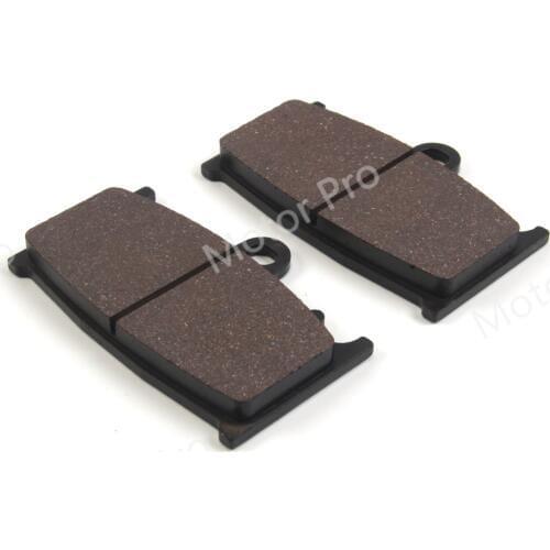 Motorcycle Accessories Organic Front Brake Pads For BEHRINGER 4 Piston MOTOMASTER PRE TECH Lockheed Caliper PRO ONE VERTEMATI
