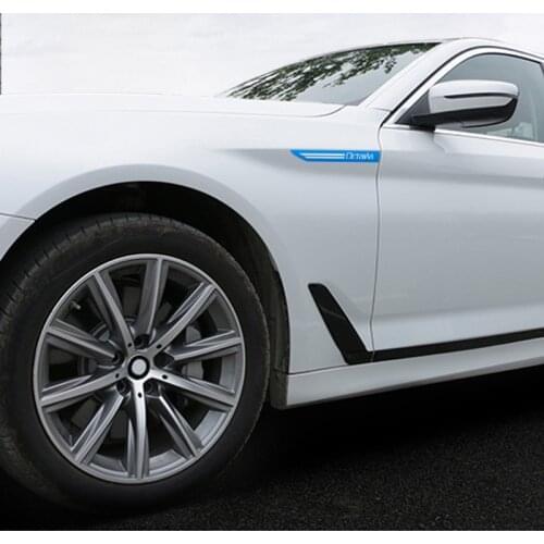 Car Styling 2pcs Side Wing Badge Emblem Fender Sport Car Sticker for Skoda Octavia a5 a7 A9 2017 2018 Accessories