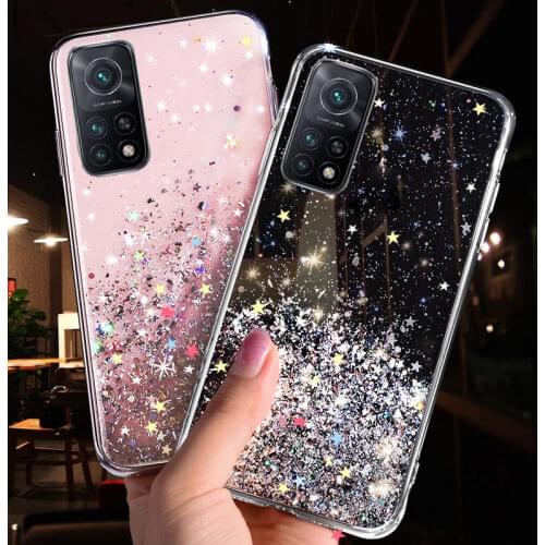 For Xiaomi Redmi Note 9 Pro Case Bling Glitter Phone Cases For Xiomi Redmi Note 9 8 7 Pro 9S 8T 9C Cover Mi 11 Poco M3 X3 F2 Pro