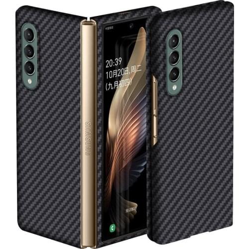 Real Carbon Fibre Material Case For Samsung Galaxy Z Fold 3 Case