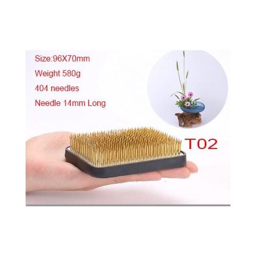 T02 Japanese ikebana flower holder frog arrangement base tools japan ishizaki Floral kenzan