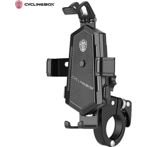 Bike Phone Holder For iPhone Samsung Universal Motorcycle Aluminum alloy Bicycle Phone Holder Handlebar Stand Mount Bracket