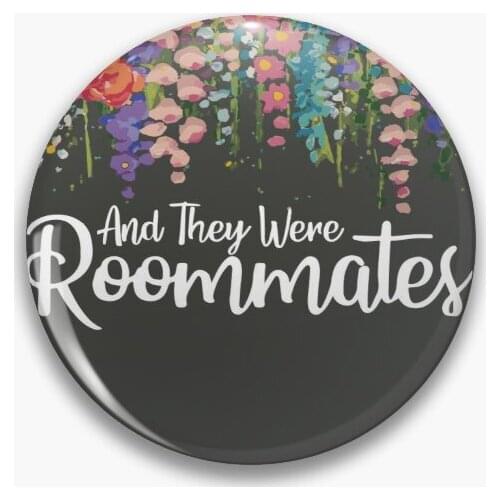 And They Were Roommates Soft Button Pin Lapel Pin Jewelry Women Decor Collar Cute Cartoon Fashion Funny Hat Metal Badge