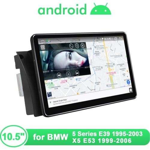 JOYING Android 10.0 10.5 Inch Car Stereo Radio 1280*720 IPS RDS DSP 4G HD BT For BMW 5 Series E39 1995-2003 X5 E53 1999-2006