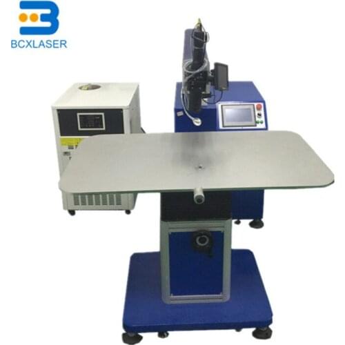 Laser machine for welding stainless steel LED channel letter LOGO identity signage advertising products