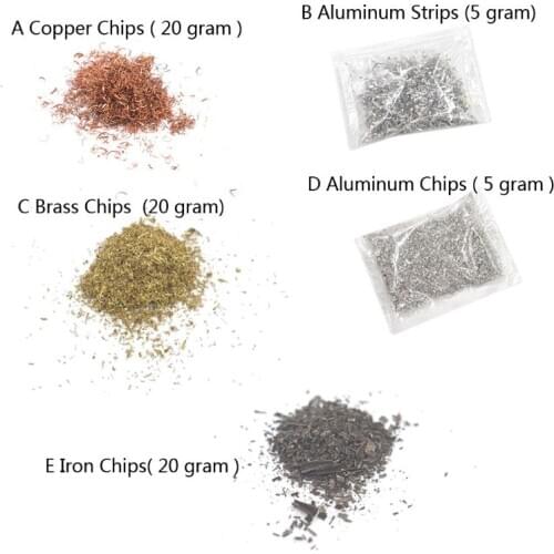 Orgonite Metal Chips DIY Energy Tower Pyramid Fillings Material Copper Brass Fillers DIY Handmade Epoxy Resin Art Crafts B85D