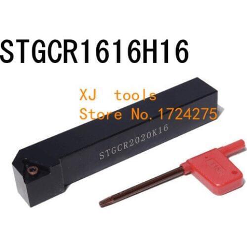 STGCR1616H16/ STGCL1616H16 Metal Lathe Cutting Tools Lathe CNC Machine Turning Tools External Turning Tool Holder S-Type STGCR
