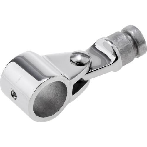 Marine Boat Awning Hand Rail Fitting 0.86Inch/22mm, 316 Stainless Steel Deck Hardware