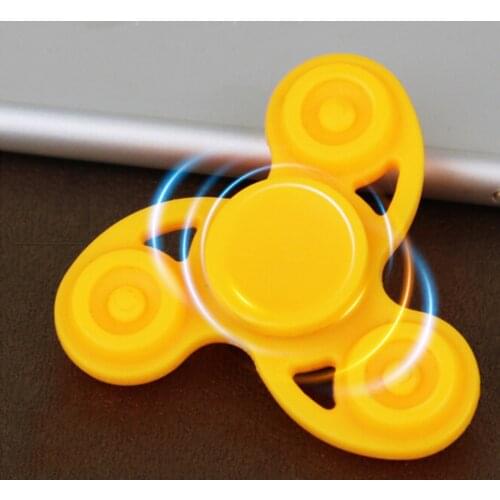 Multi Color Tri-Spinner Fidget Toy Plastic EDC Hand Spinner For Autism And ADHD Anxiety Stress Relief Focus Toys Kids Gift