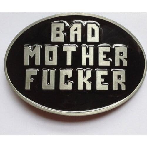 Bad Mother Belt Buckle SW-BY73 suitable for 4cm wideth belt with continous stock
