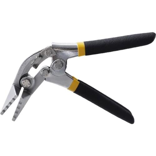 Sheet Metal Hand Seamer 3 Inch Straight Jaw Manual Metal Bender Tool Sheet Metal Bending Pliers Flattening Tool