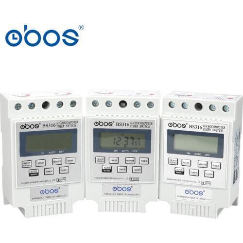 Most ideal newly 25A 220V digital timer din rail microcomputer timer switch KG316T with 10 times on/off set time range 1min-168H