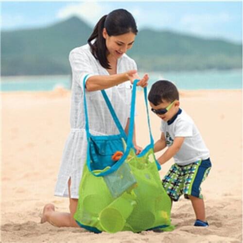 Mesh Beach Bag Super Large Beach Bag and Tote Bag, Tote Bag, Backpack, Toy Towel, Beach Can Accommodate Beach Toys Children Toys