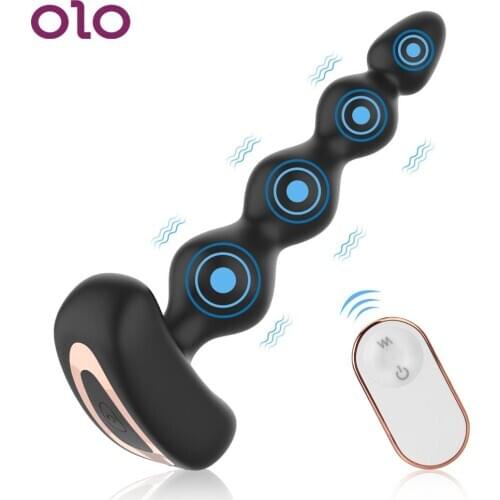 Clitoris Stimulator Magnetic Charging Female Masturbation Butt Plug 9 Speed Anal Beads Vibrator Male Prostate Massager