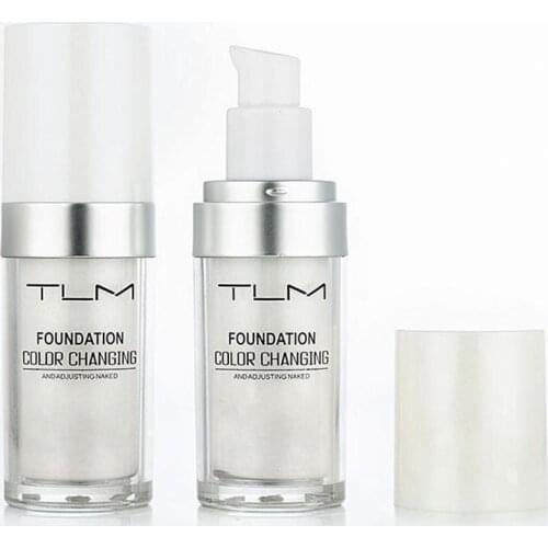TLM 30ML Color Changing Liquid Foundation Makeup Concealer Makeup Cover Skin Lasting Base Tone Face Foundation Long N O5Q8
