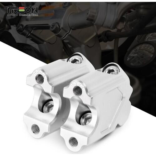 TREON Motorcycle Handle Bar Clamp Raised Extend Handlebar Mount Riser For BMW F800GS F 800 GS Adventure Accessories