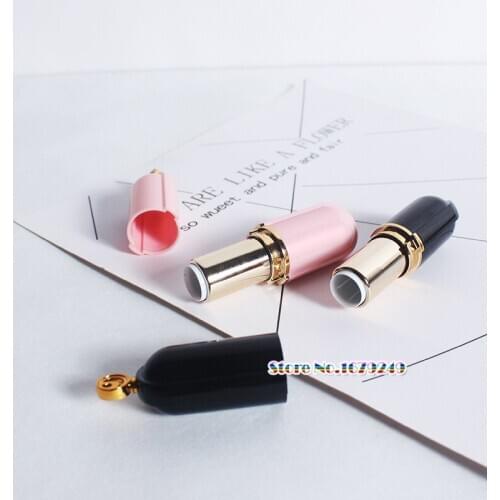 Pink gloss Lipstick Tube,Bullet Shape Diy Lip Balm Tubes Homemade Lip Stick Lipstick Containers Empty Cosmetic Makeup100pcs/lot