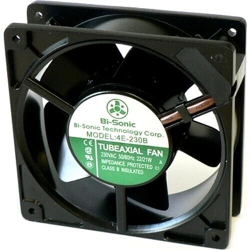 For Bi-Sonic 4E-230B 02 12038 12cm 230V 22/21W Metal Frame Cooling Fan Cooler Fan Replacement Accessories Parts