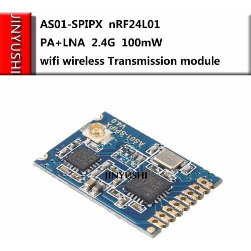 100mW AS01-SPIPX nRF24L01 wireless PA+LNA 2.4g wifi wireless Transmission module