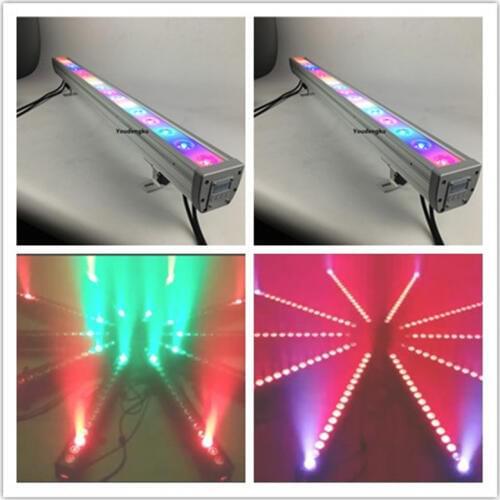2 pieces Newest led bar light 18x3W 3in1 rgb liner LED Wall Washer outdoor light Pixel Effect Bar LED stage Lighting