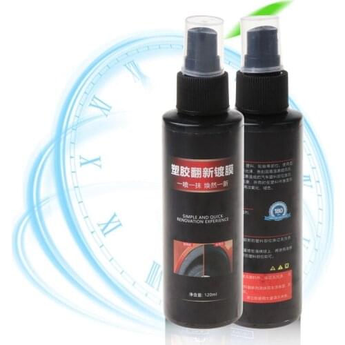 60ml Plastic Parts Retreading Agent Instrument Panel Wax Reducing Agent Automotive Interior Plastic Renovated Coating