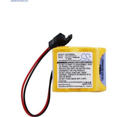 Cameron Sino 2900mAh Battery BR-2/3AGCT4A for Panasonic, For GE FANUC Amplifier ALPHA iSV, BETA iSV, BETA iSVSP, BETA iSVSPc