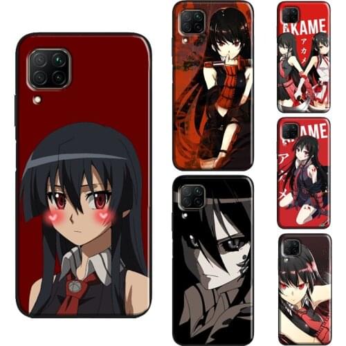 Akame Ga Kill Anime Case For Huawei P40 Lite P30 P20 P Smart Z 2019 Nova 5T Honor 20 Pro 10i 8A 8X 9X Cover
