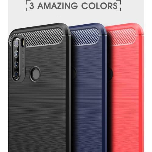 100pcs/lot Carbon Fiber Grain TPU Phone Case For Xiaomi 9 cc9 CC9e A3 9 Lite 9T For Redmi Note 8 K20 Pro 10 Silicon Back Cover