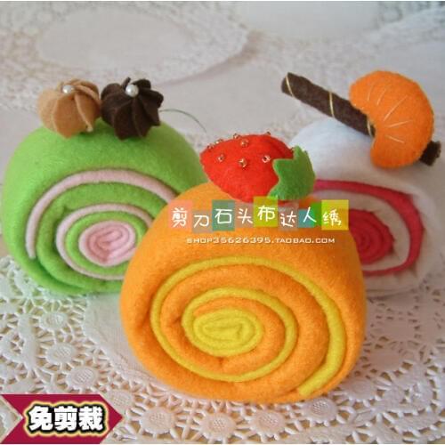 Dessert omelet Felt kit Non-woven cloth Craft DIY Sewing set Felt Handwork Material DIY needlework supplies