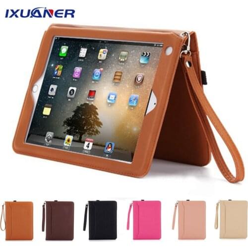 For IPad 2018 Case with Hand Holder Full Protection Smart Cover for Ipad 9.7 2017 2018 with Strip Case for Ipad Air 1 2 Fundas