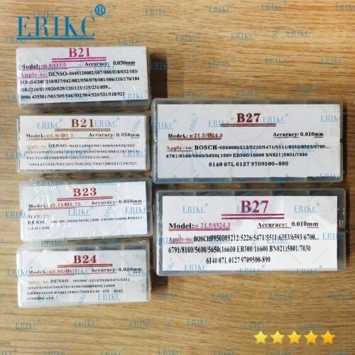 ERIKC auto engine common rail injector ring and high precise diesel fuel Nozzle Spring Shims total 400 pieces for denso injector