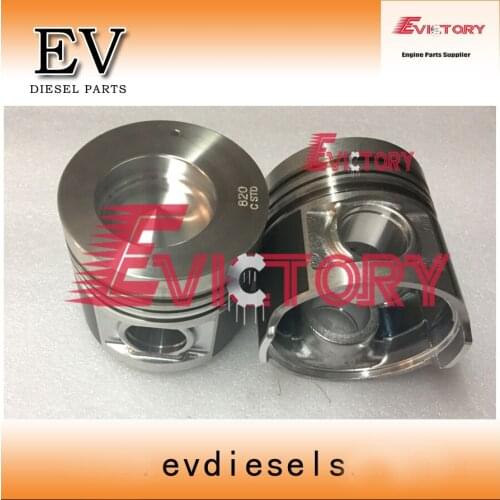 EV For Mitsubishi S4S S4SDT Piston with pin and clip Direct Injection type