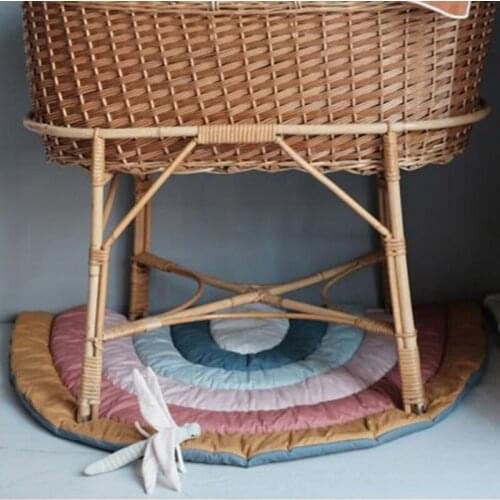 Creative Rainbow Baby Play Mat Floor Crawling Rug Children Kids Playmat Carpet U7EE