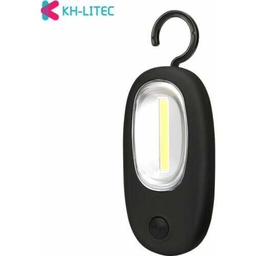 Mini LED COB Work Light With Magnetic Hook Flashlights Torch outdoor Lighting For Car Repair Camping Emergency Light By 3xAAA