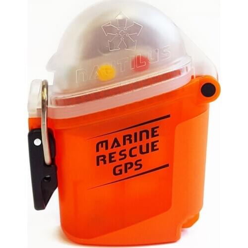 Nautilus Marine Rescue GPS Underwater 130 Meter Depth Waterproof Small Size Easy Carry AIS/DSC Technology Transmits GPS 54.7 KM